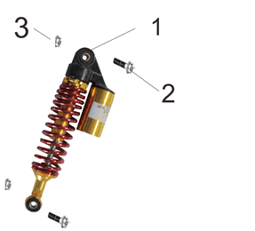 TTX50 Dämpfer hinten Dämpfer / Federbein Hinten vom TTX 50