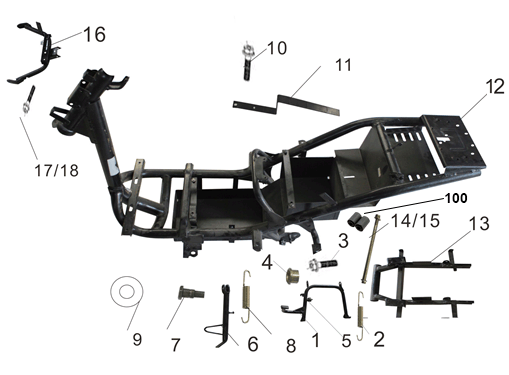 TTX50 Rahmen Rahmen vom TTX 50