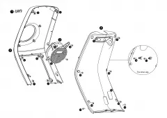 NIU Modell MQi+ Sport Frontverkleidung