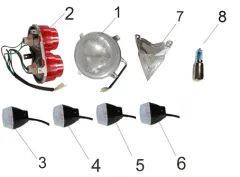 Lampen und Blinker für den TTX 50