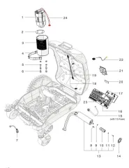 Motoren und Hauptplatine