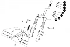 Ersatzteilliste Gabel Niu NGT