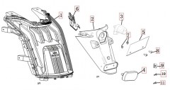 Ersatzteiliste Rücklicht CUX 25