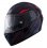 Shiro SH600 Elite Integralhelm Schwarz Rot